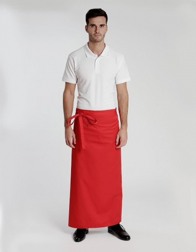 Bistroschürze Roma Classic 100 x 100 cm - rot